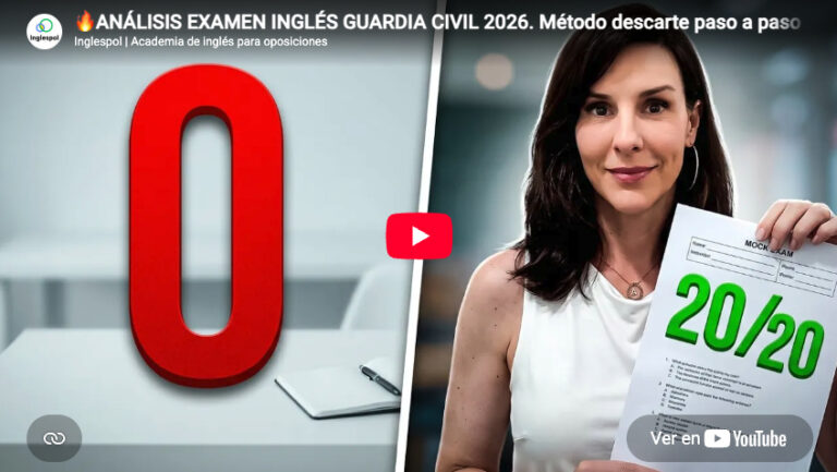 Examen de Inglés Guardia Civil 2026